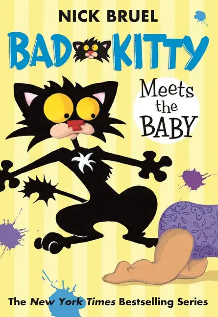Bad Kitty Meets the Baby (Paperback Black-And-White Edition) - Paperback
