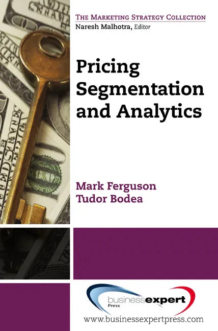 Pricing: Segmentation and Analytics - Paperback