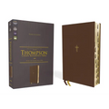 Nasb, Thompson Chain-Reference Bible, Leathersoft, Brown, 1995 Text, Red Letter, Thumb Indexed, Comfort Print - Imitation Leather