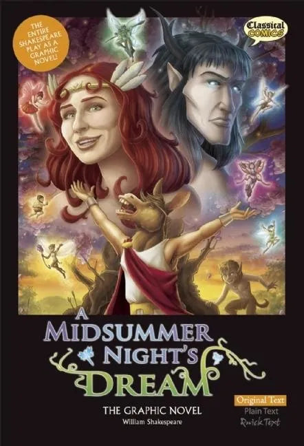 A Midsummer Night's Dream the Graphic Novel: Original Text - Paperback