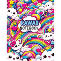 Kawaii Notebook: Composition Notebook for Kids with Dotted Midline and Picture Space Writing Paper, Perfect for Primary Journals in Grades K-2 - Paperback