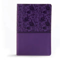 KJV Large Print Personal Size Reference Bible, Purple Leathertouch Indexed - Imitation Leather