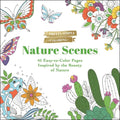 Pretty Simple Coloring: Nature Scenes: 45 Easy-To-Color Pages Inspired by the Beauty of Nature - Paperback