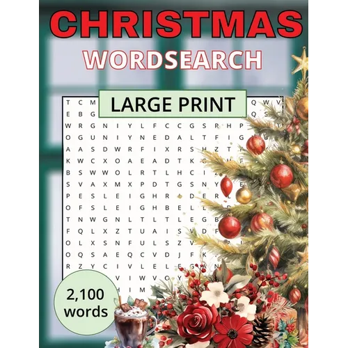 Christmas Word Search: 100 themed puzzles Large Print - Paperback