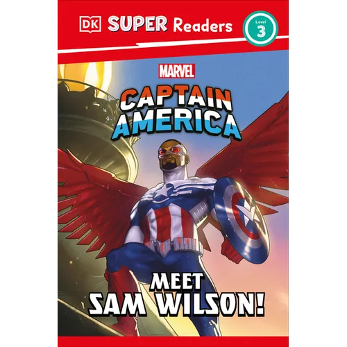 DK Super Readers Level 3 Marvel Captain America Meet Sam Wilson! - Hardcover