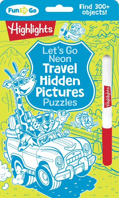 Let's Go Neon Travel Hidden Pictures Puzzles - Paperback
