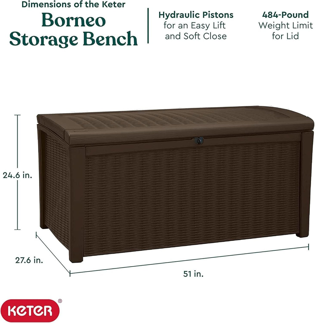 Outdoor Waterproof Storage Deck Box for Garden Use