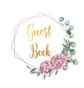 Guest Book for visitors and guests to sign at a party, wedding, baby or bridal shower (hardback) - Hardcover
