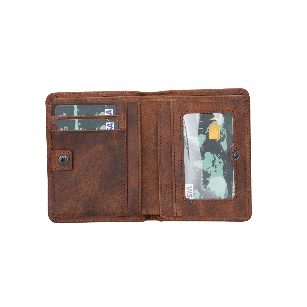 Fabio Leather Men's Wallet with Zipper