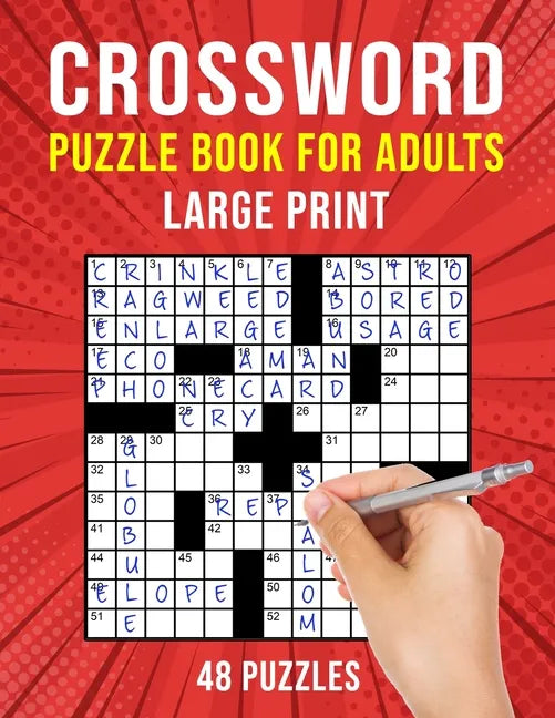 Crossword Puzzle Books for Adults Large Print: 48 Cross Word Puzzles for Adults or Seniors (US Version) - Paperback