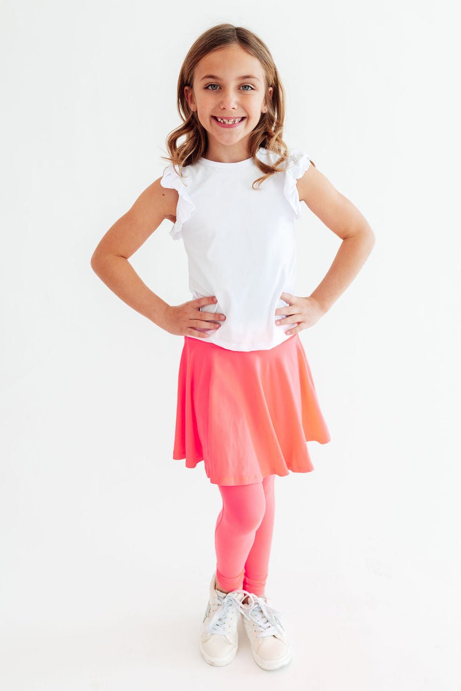 Neon Pink Twirl Skegging