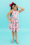 Pink Gator-ade Tank Twirl Dress