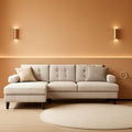 Modern U Shaped Sectional Couch With Double Chaise