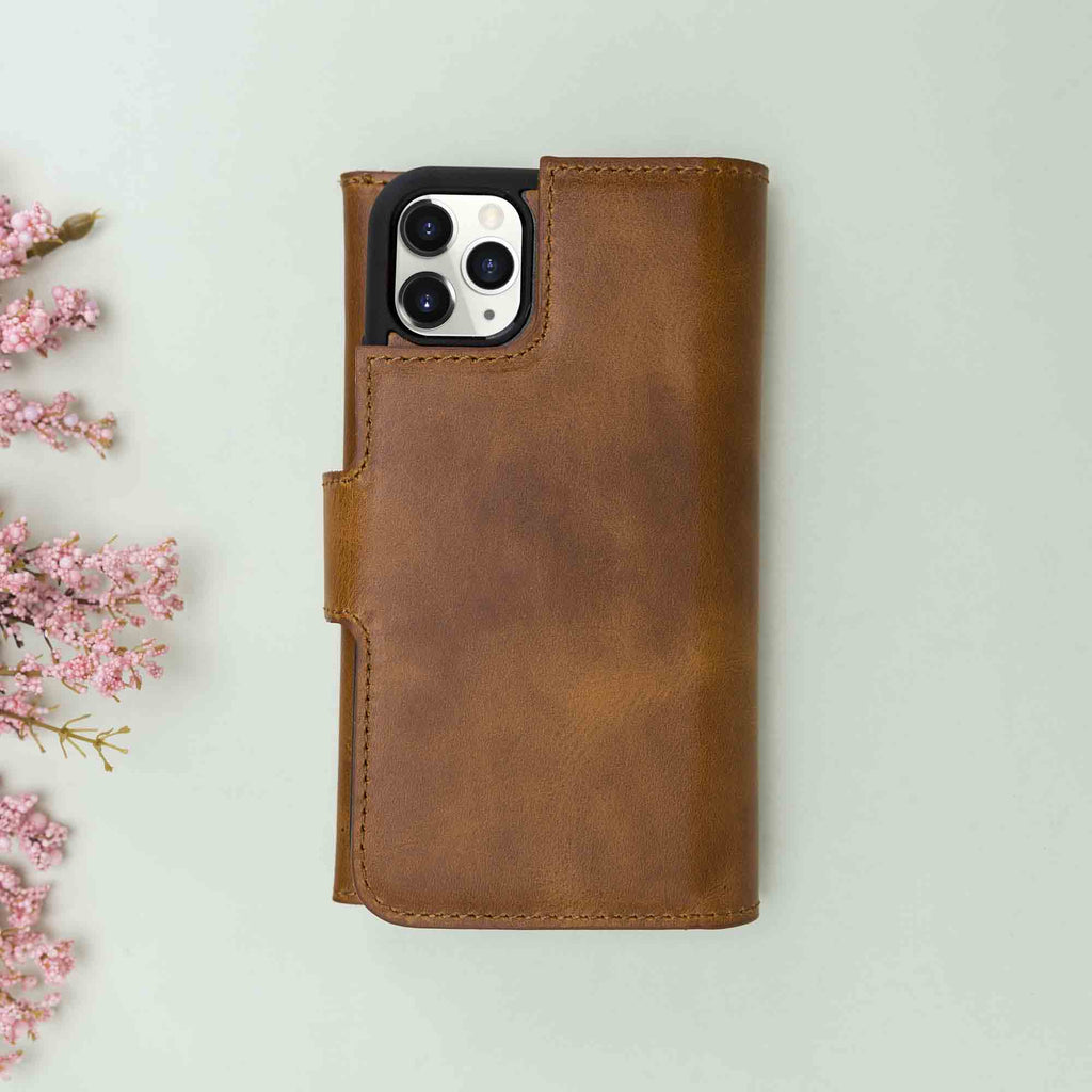 iPhone 11 Pro Leather Wallet Case Detachable RFID – Santa