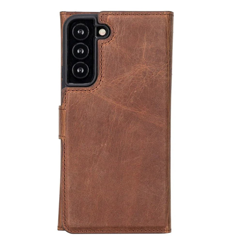 Samsung Galaxy S22 Plus Leather Wallet Case Detachable RFID – Santa