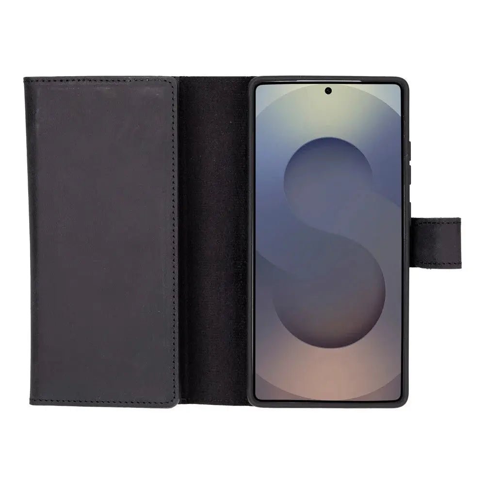 Samsung Galaxy S25 Ultra Leather Wallet Case Detachable RFID – Santa