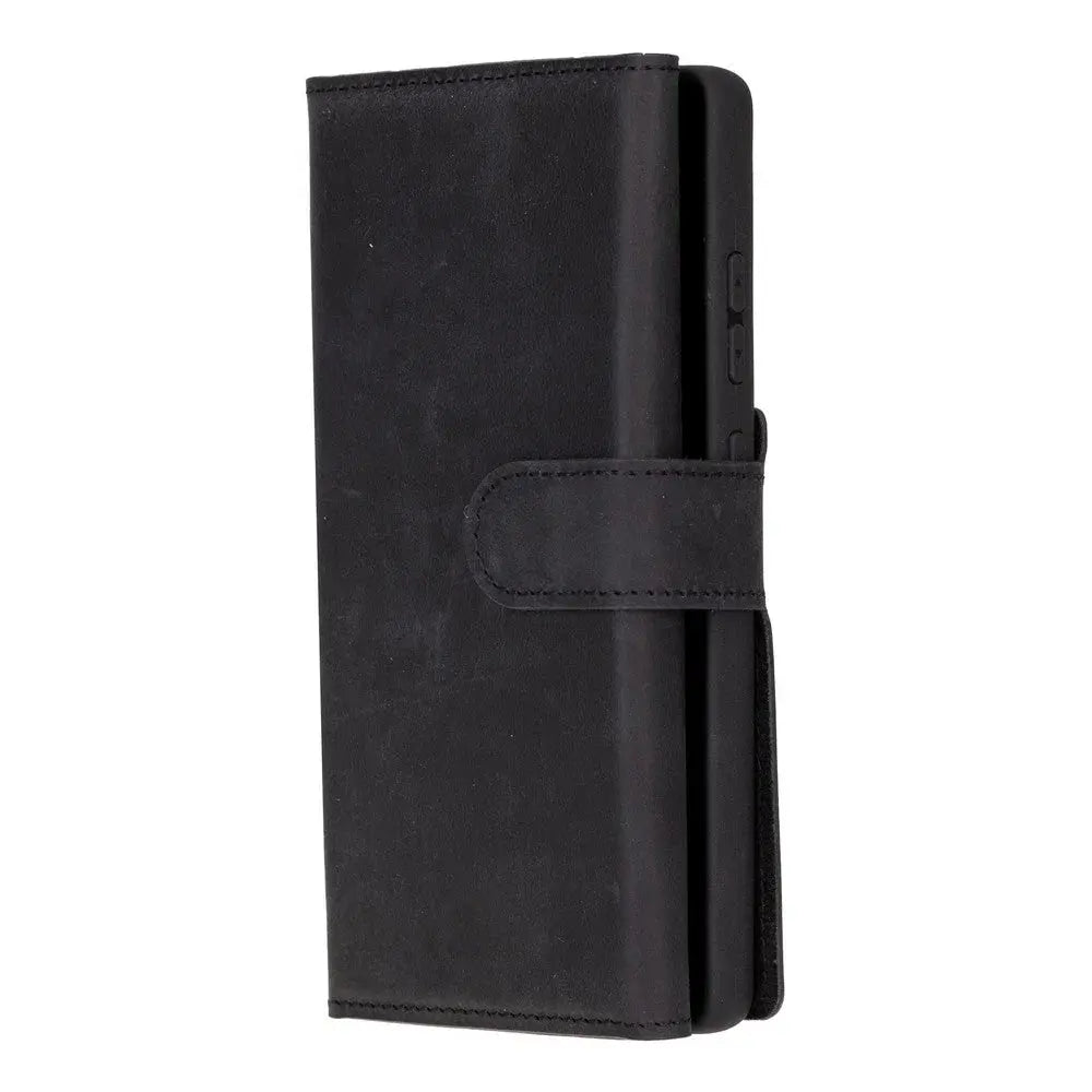 Samsung Galaxy S25 Ultra Leather Wallet Case Detachable RFID – Santa