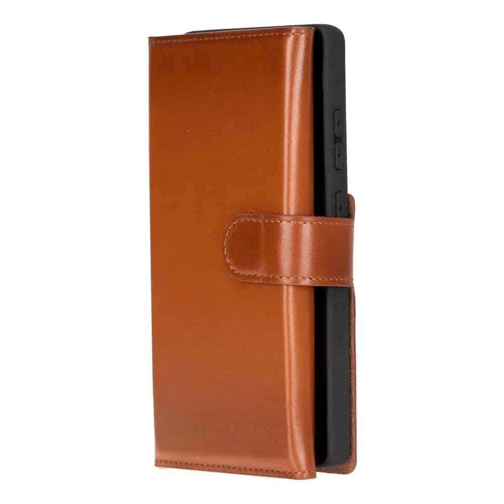 Samsung Galaxy S25 Ultra Leather Wallet Case Detachable RFID – Santa