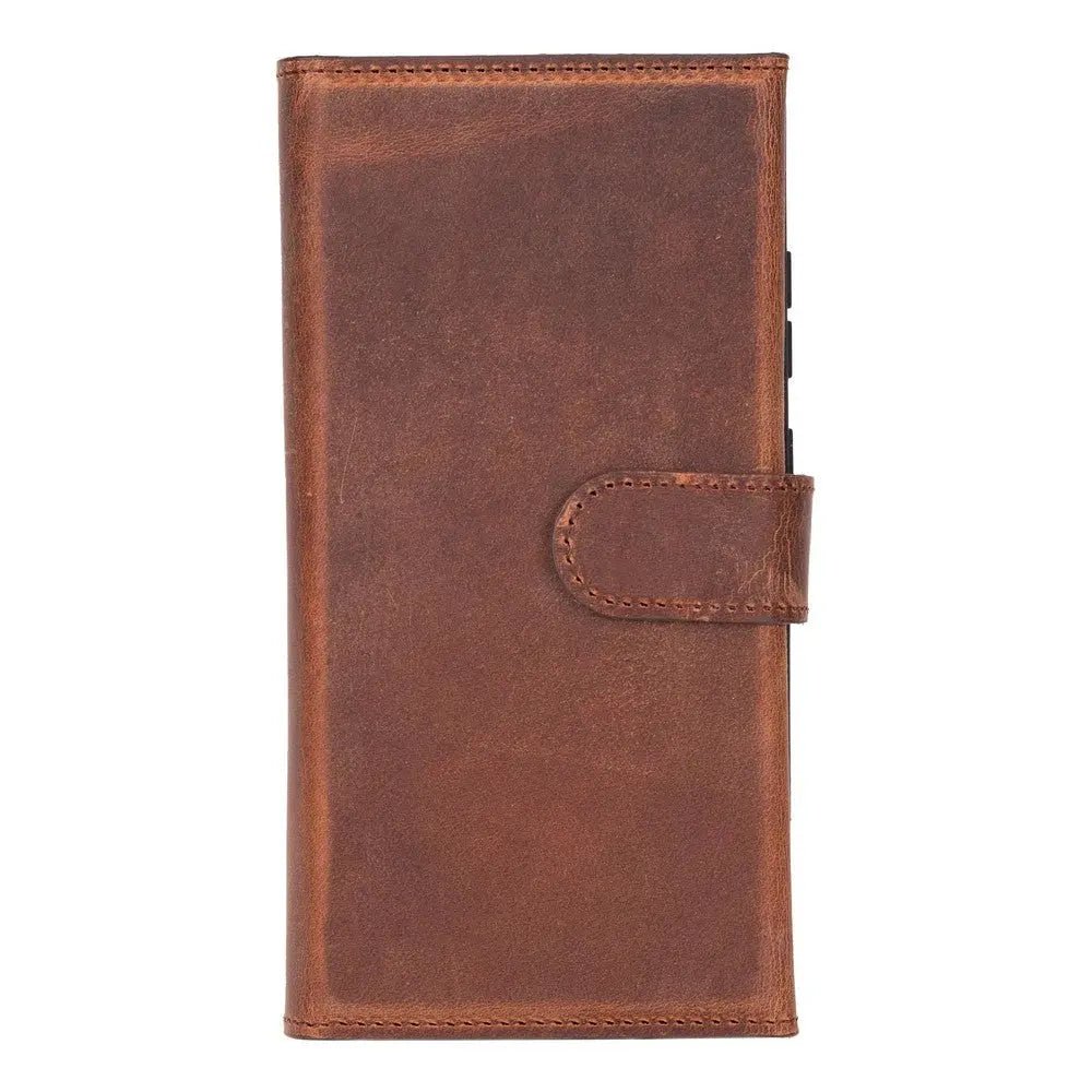 Samsung Galaxy S25 Ultra Leather Wallet Case Detachable RFID – Santa