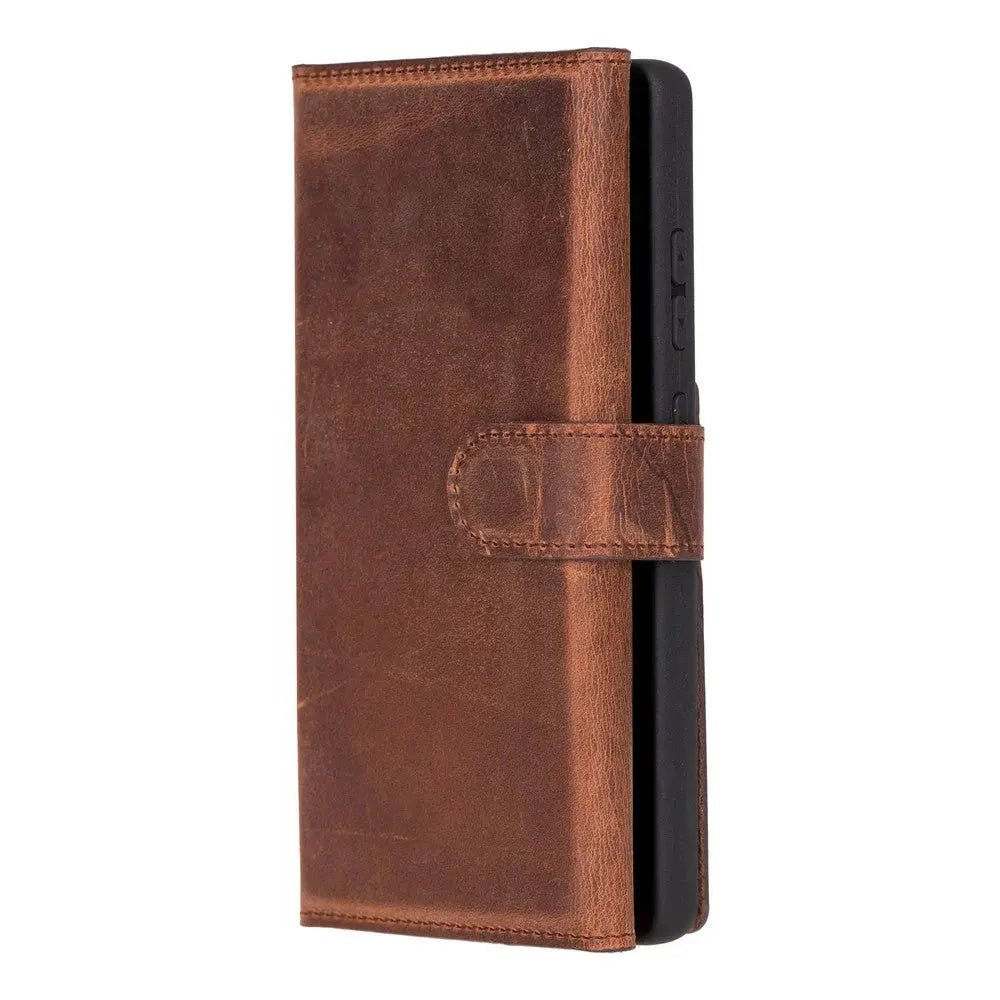 Samsung Galaxy S25 Ultra Leather Wallet Case Detachable RFID – Santa